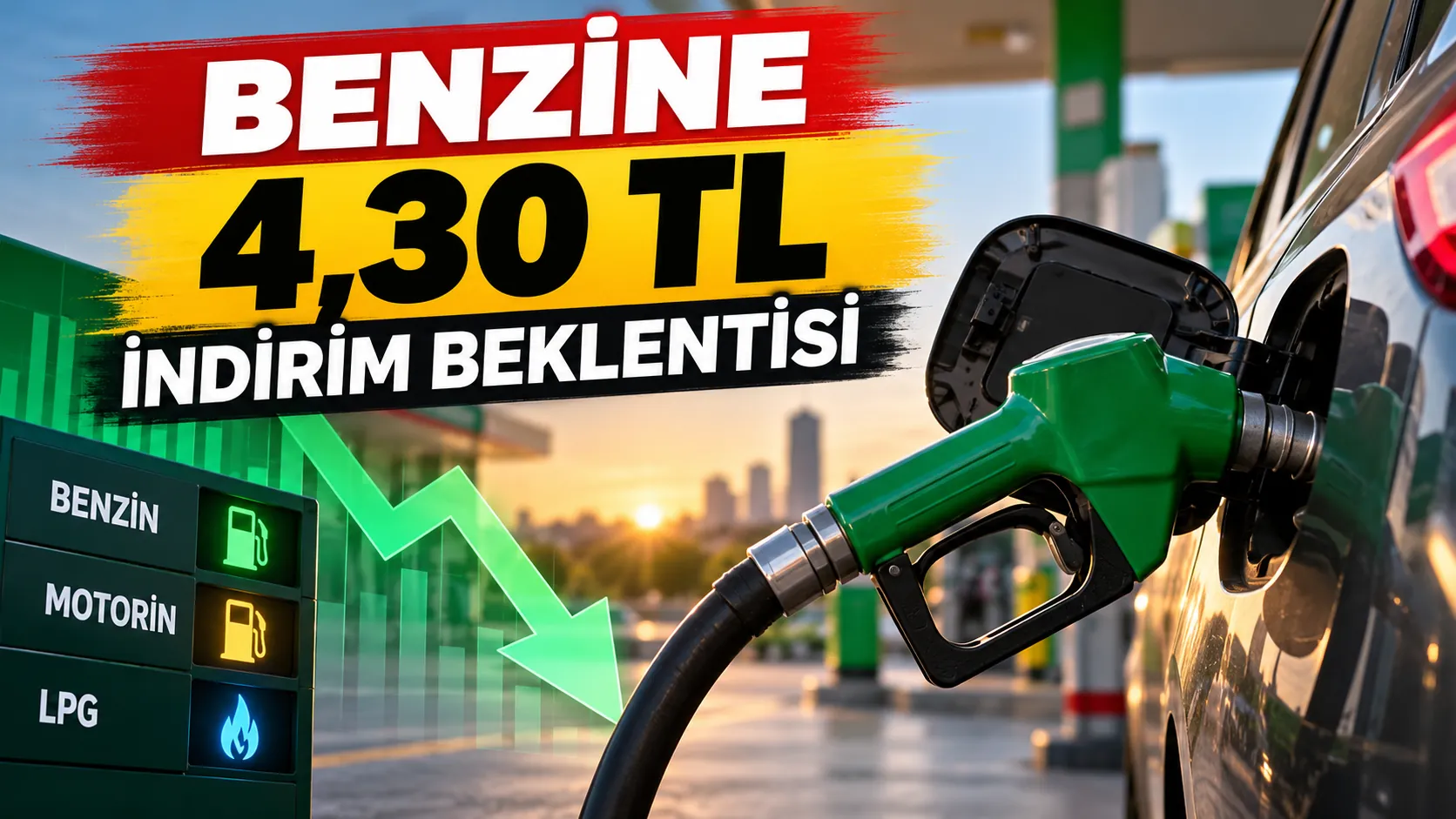 Benzine 4,30 TL İndirim Beklentisi: 19 Ekim Fiyatları