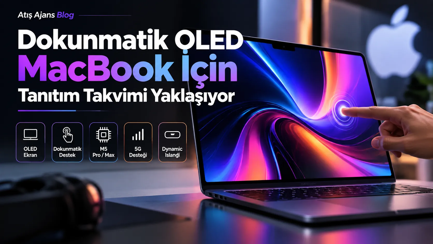 Dokunmatik OLED ekranlı yeni MacBook Pro modeli