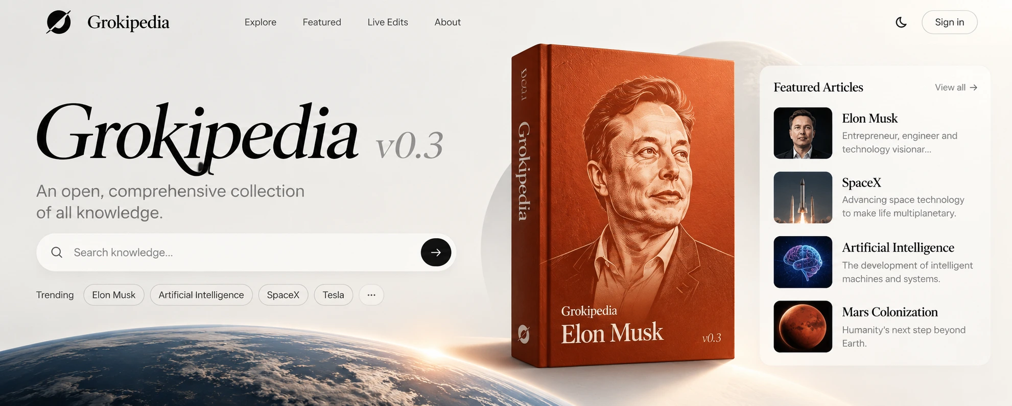 grokipedia v03 yeni arayuz