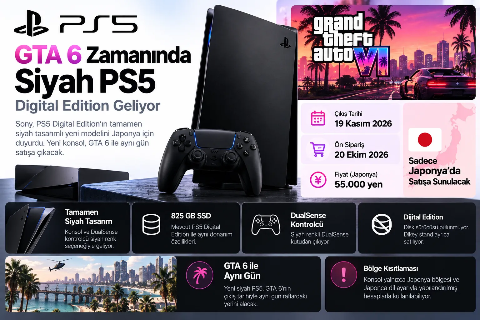 ps5 digital edition midnight black gta 6 infografik