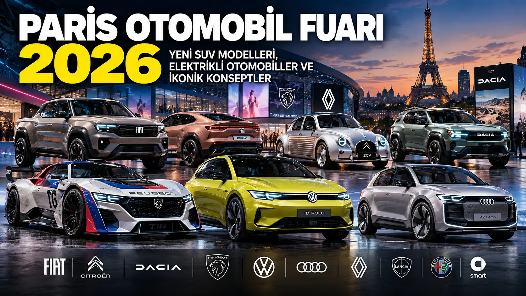 Paris Otomobil Fuarı 2026: Öne Çıkan Yeni Modeller