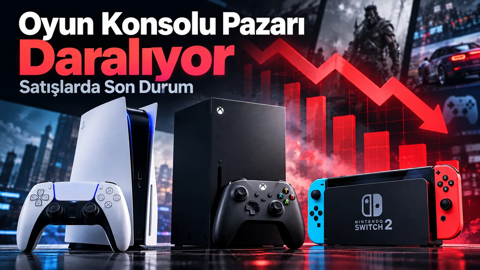 PlayStation 5, Xbox ve Nintendo Switch 2 konsollarıyla oyun konsolu pazarındaki daralma